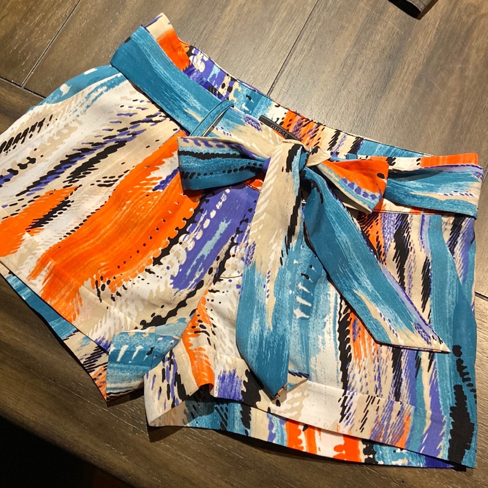Guess multi colour shorts
